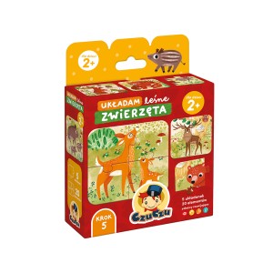 CzuCzu Układam leśne Zwierzęta dla dzieci 2+