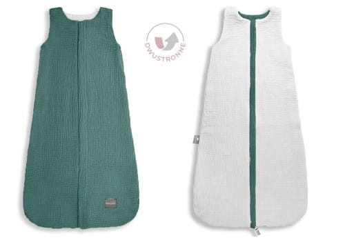 Sleepee ŚPIWOREK MUŚLINOWY 4-24msc. Ocean green