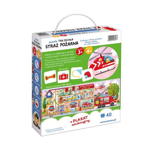 CzuCzu Puzzle Tak działa Straż pożarna 3+