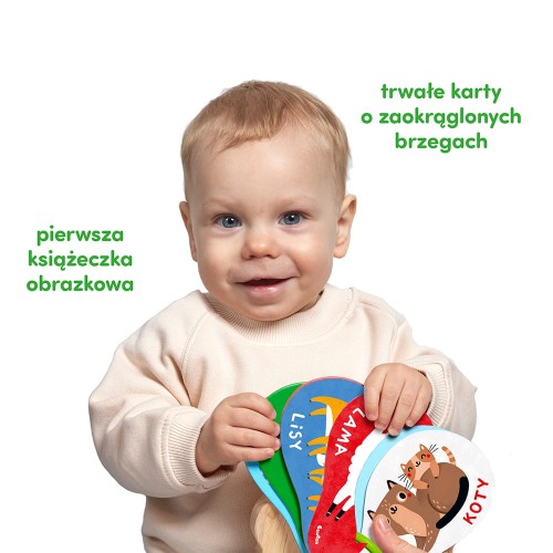 CzuCzu książeczka pierwsze słowa na sznurku karty 12m+