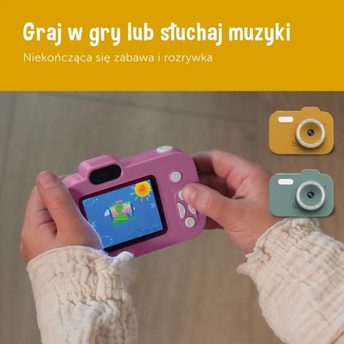 Zazu Fun Aparat Cyfrowy dla Dzieci Yellow
