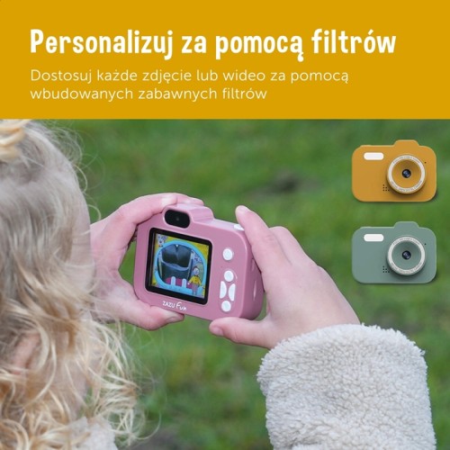 Zazu Fun Aparat Cyfrowy dla Dzieci Yellow