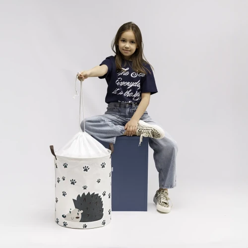 SIPO Kosz na zabawki Jeżyk 43 L. ściągacz