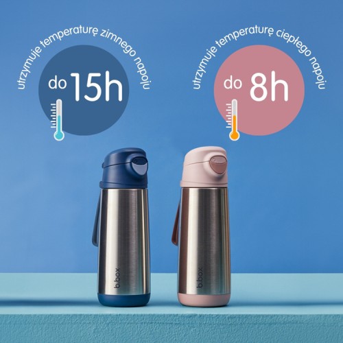 B.BOX bidon termiczny ustnik 500ml. Lilac Pop