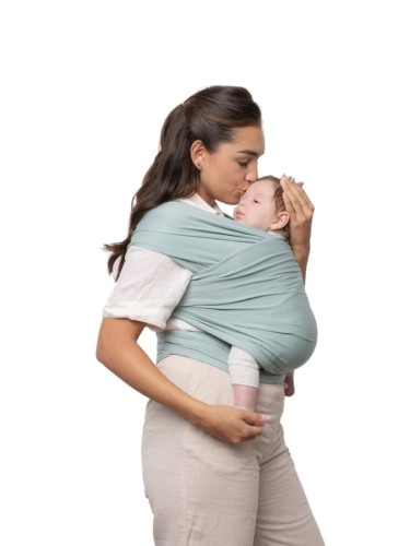 BOBA Chusta do noszenia niemowląt Wrap morska zieleń  nosidełko