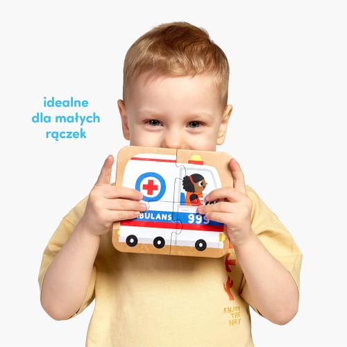 CzuCzu Układam Pojazdy dla dzieci 2+
