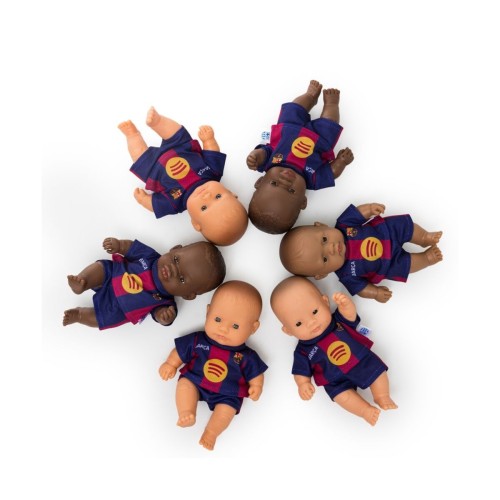 Miniland Lalka FC Barcelona chłopiec afrykańczyk 21cm