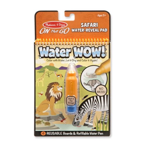 Melissa Water WOW, kolorowanka wodna SAFARI