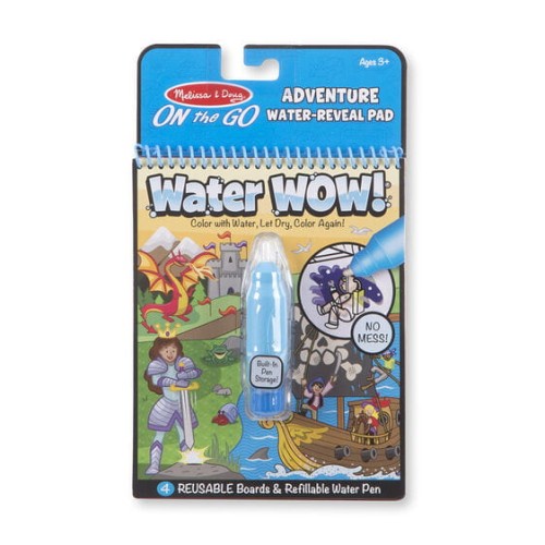 Melissa Water WOW, kolorowanka wodna Przygody
