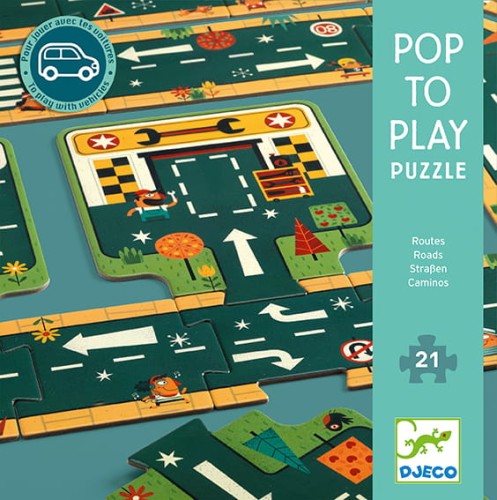 Djeco Puzzle Ulice Drogi układanka DJ07162