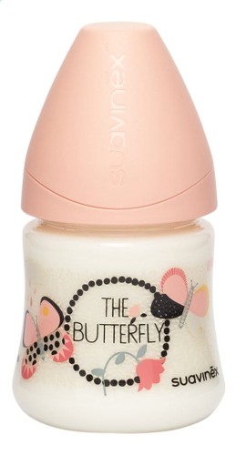 Butelka Suavinex 150ml 0m+ antykolkowa motylki