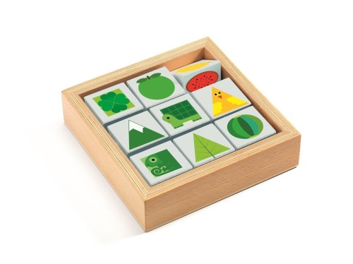 Djeco Gra edukacyjna klocki kolory i kształty DJ06204