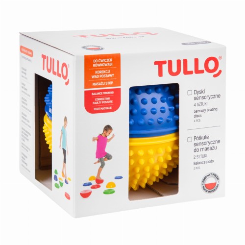 Tullo Półkula sensoryczna do masażu 2 szt.