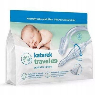 Katarek TRAVEL 2w1 aspirator do odkurzacza 