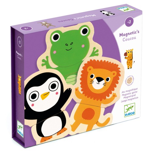 Djeco puzzle magnetyczne Dżungla 2el. DJ03118