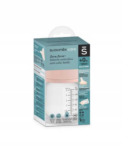 Butelka Suavinex ZERO 180ml REGULOWANY przepływ