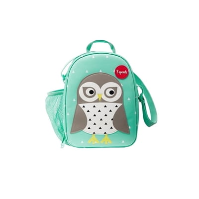 3 Sprouts Lunch Bag torba dla Dzieci Sowa