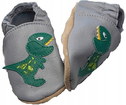 Babice paputki Soft kapcie T-rex 0-6m S