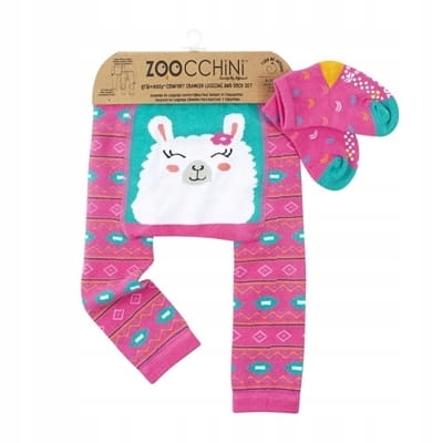 Zoocchini Legginsy i Skarpetki LAMA 12-18M