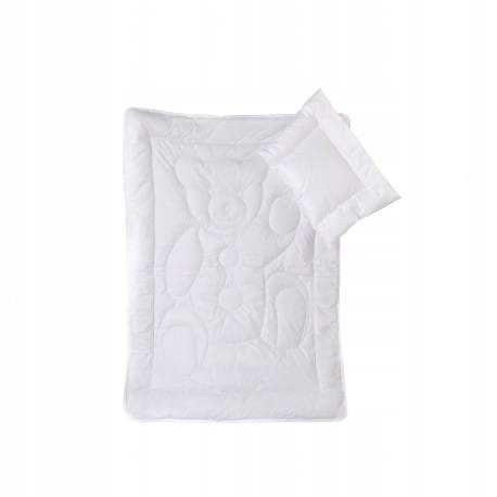 Komplet z Misiem Tencel całoroczny 90X120+40X60
