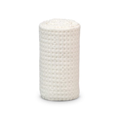 Lulujo Kocyk wafelkowy bawełniany 80x100  Cream