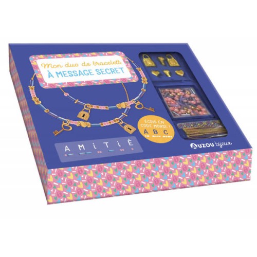 Auzou 2 bransoletki Sekrety zestaw DIY 99304