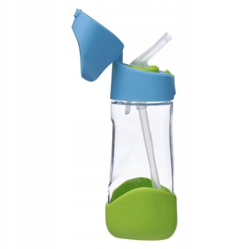 B.BOX Tritanowa butelka ze słomką 450 ml
