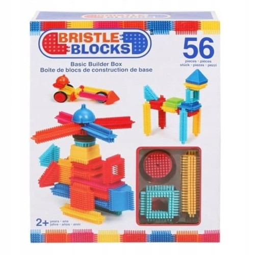B.TOYS bristle box klocki jeżyki 56el.