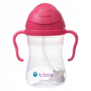 Bidon B.Box ze słomką malinowy 240 ml