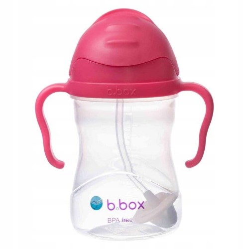 Bidon B.Box ze słomką malinowy 240 ml