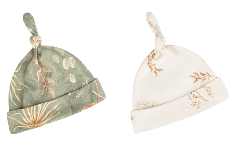 Sleepee Czapeczka 2szt. 0-2m. bohemian Green