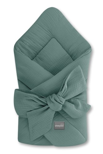 Sleepee Rożek muślinowy Ocean green
