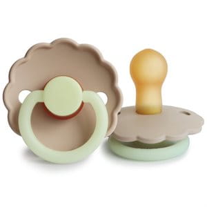 FRIGG smoczek 0-6m. NIGHT Daisy Croissant