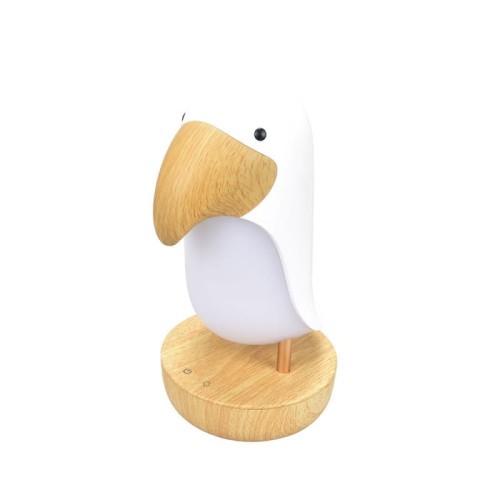 Rabbit Maskonur Lampka z Głośnikiem Biała
