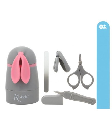 Kiokids Zestaw do manicure, Królik, różowy