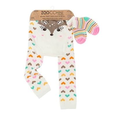 Zoocchini Legginsy i Skarpetki Jeleń 6-12m.