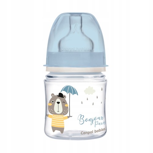 Canpol butelka 120ml. 0m+ Paris Blue