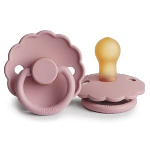 FRIGG smoczek 0-6m. Daisy Kauczuk Pink
