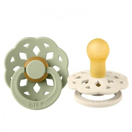 BIBS smoczek Boheme 0-6m S 2szt. IVORY & SAGE