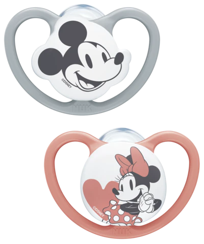 Nuk smoczek 2szt. Space MINNIE 0-6m. disney