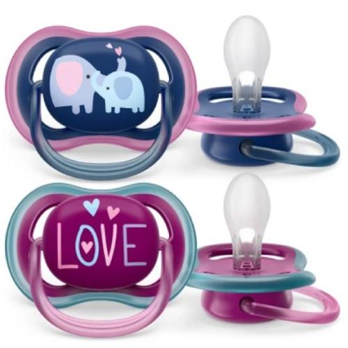 Avent Smoczek 18m+ Ultra air 2szt. love