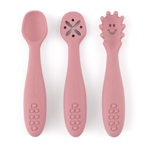 Petite&Mars Zestaw łyżeczek do 3 szt. rose
