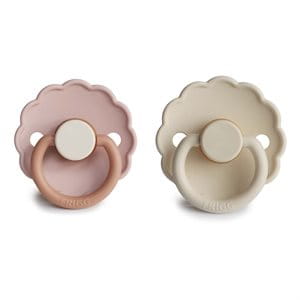 FRIGG smoczek 0-6m. 2-Pack Biscuit/Cream 2 szt.