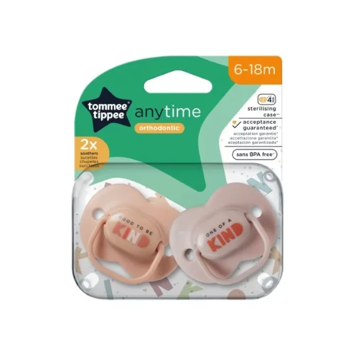 Tommee tippee smoczek 0-6m 2szt. girl symetryczny