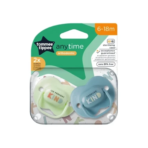 Tommee tippee smoczek 0-6m 2szt. symetryczny