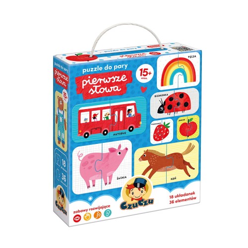CzuCzu pierwsze Puzzle do pary słowa 15m+