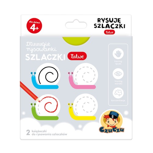 CzuCzu rysowanki szlaczki 4+ łatwe