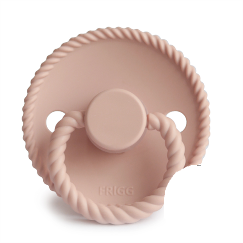 FRIGG smoczek 0-6 m Rope silikon Blush