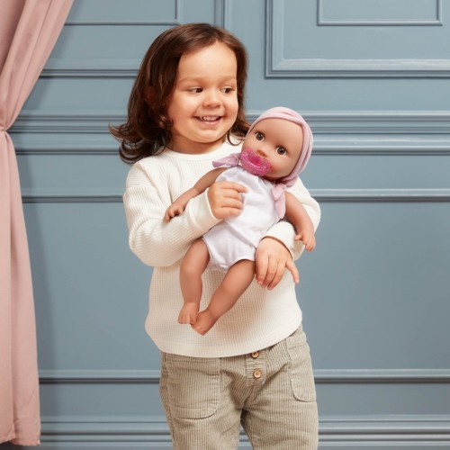 Lullababy Lalka NIEMOWLĘ 35cm ze smoczkiem eu