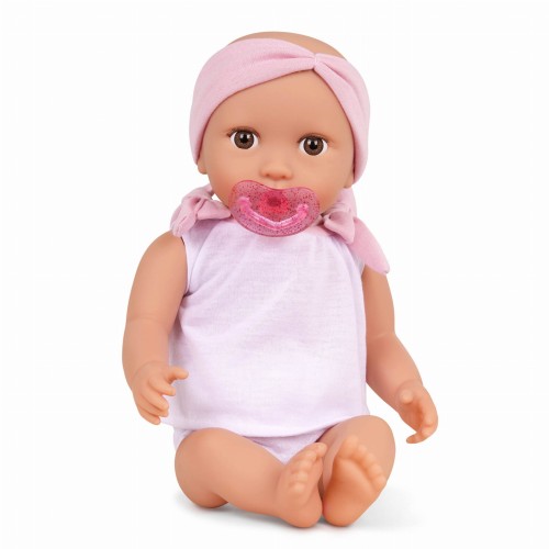 Lullababy Lalka NIEMOWLĘ 35cm ze smoczkiem eu